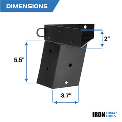 Iron Forge Tools deer stand brackets assembly kit included for quick, sturdy setup