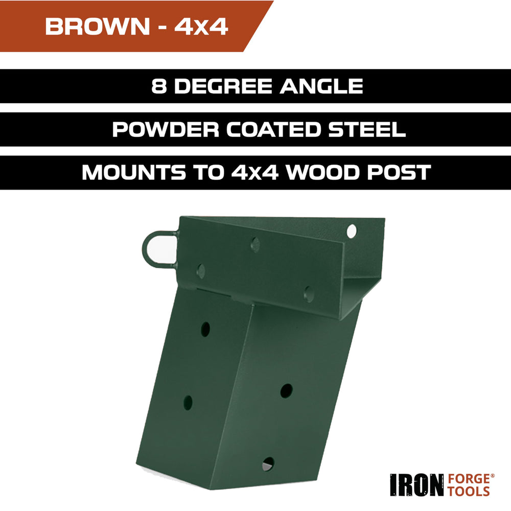 Iron Forge Tools deer stand brackets pre-drilled holes simplify fast assembly