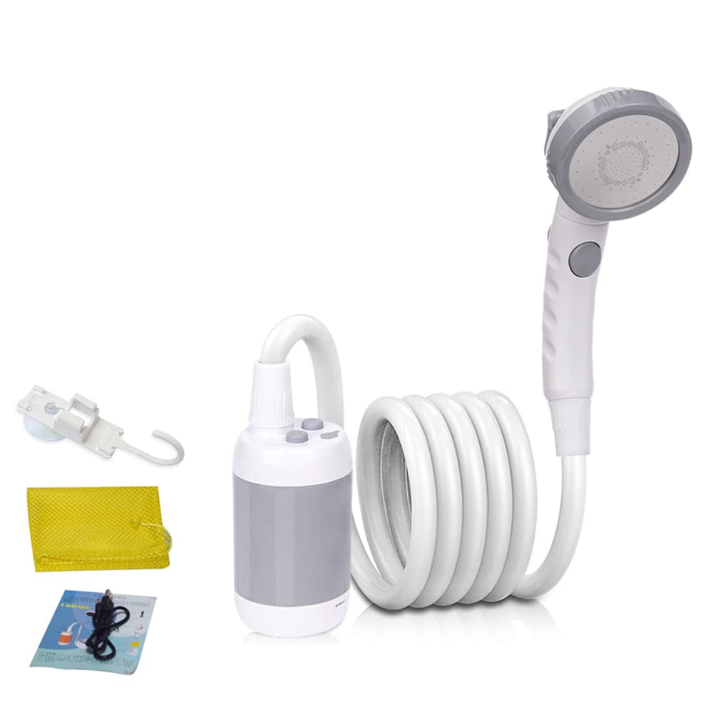 Iron Hammer Camp Shower demonstrates a portable setup for outdoor rinses