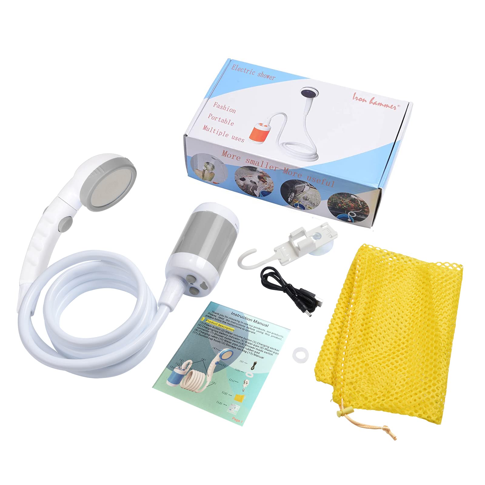 Iron Hammer Camp Shower safe temperature range for comfortable outdoor use