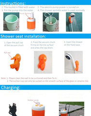 Iron Hammer portable shower camping view illustrates on-the-go comfort.