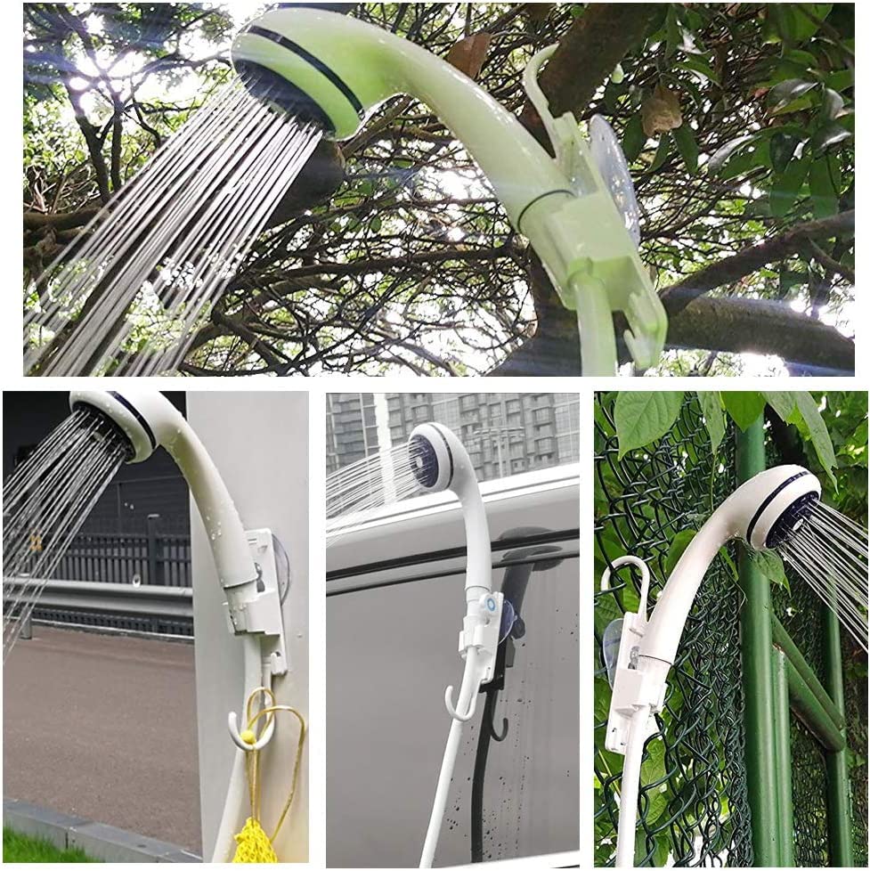 Flow control on Iron Hammer shower demonstrates low and high settings