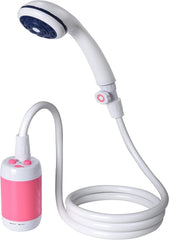 Iron Hammer portable shower front view highlights compact, travel-friendly design.