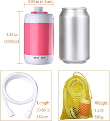 Iron Hammer portable shower water-flow-control highlights adjustable pressure for different washing needs.