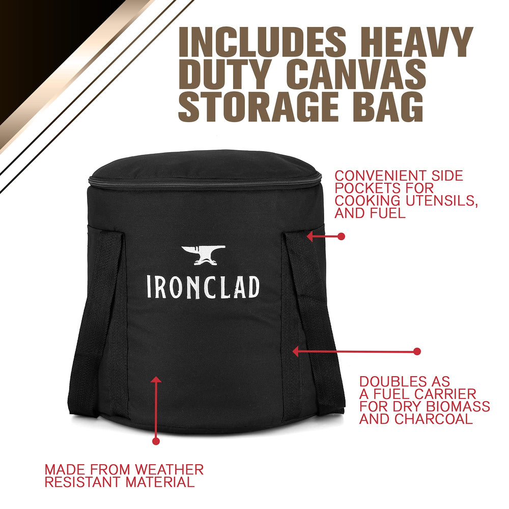 IronClad Supply Rocket Stove trail kit proving compact survival gear