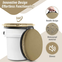 Ironraw waterproof memory foam liner offers comfort without soaking when rain or dew is present.