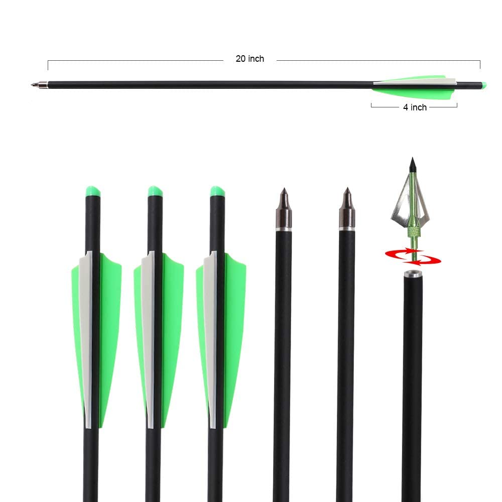 IRQ 100-grain three-blade broadheads for clean target engagement