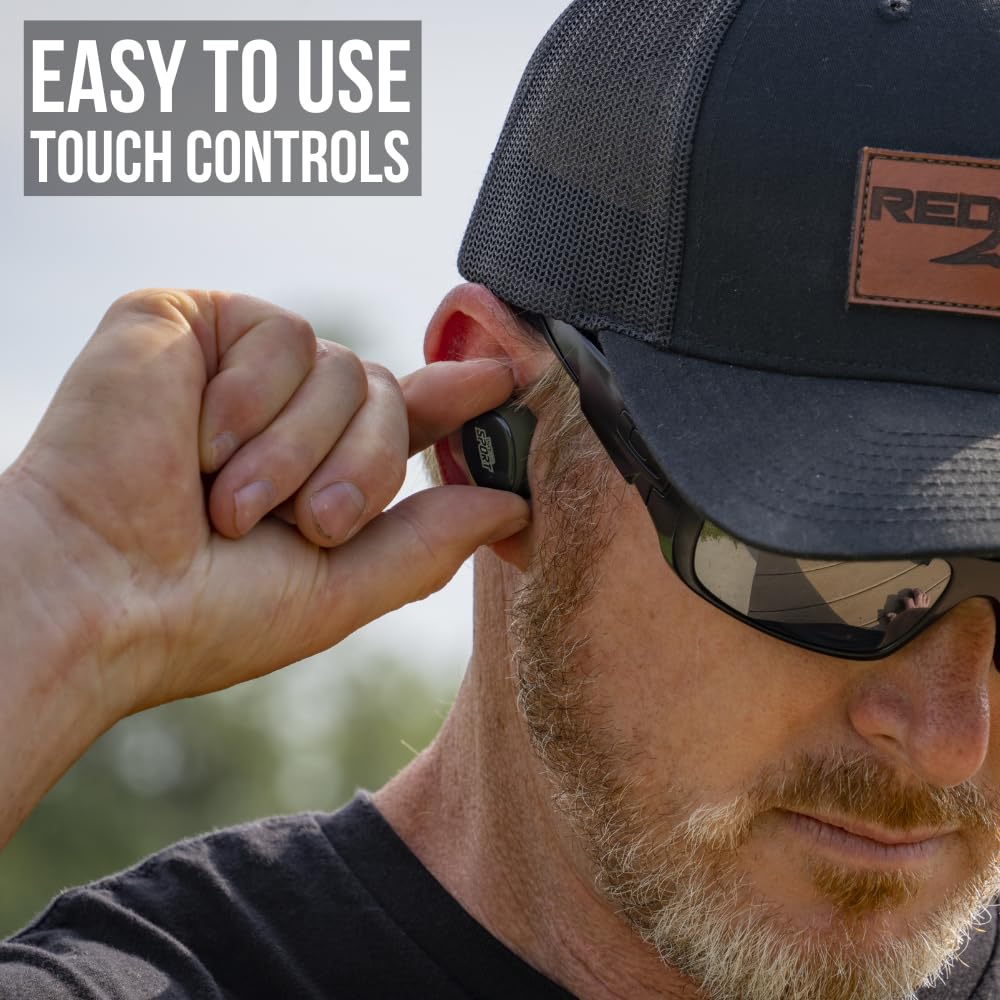 ISOtunes memory foam earplugs included for personalized comfort and seal.