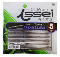 Issei Worm Spatera 5-inch Murakami Special #50 lure for bass with paddle tail action.