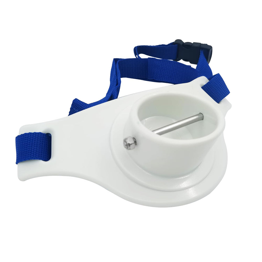 Thick EVA foam pad for comfort during fish fighting
