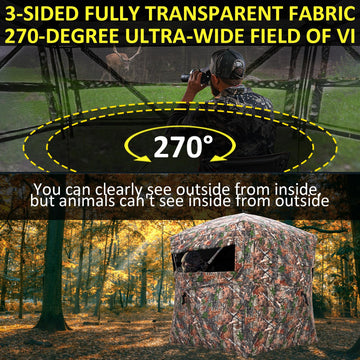 ITEFDTUTNE camouflage exterior blends with habitat for natural concealment.