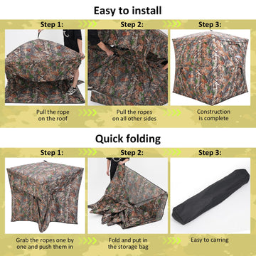 ITEFDTUTNE easy pop-up setup and carrying bag for quick field transport.