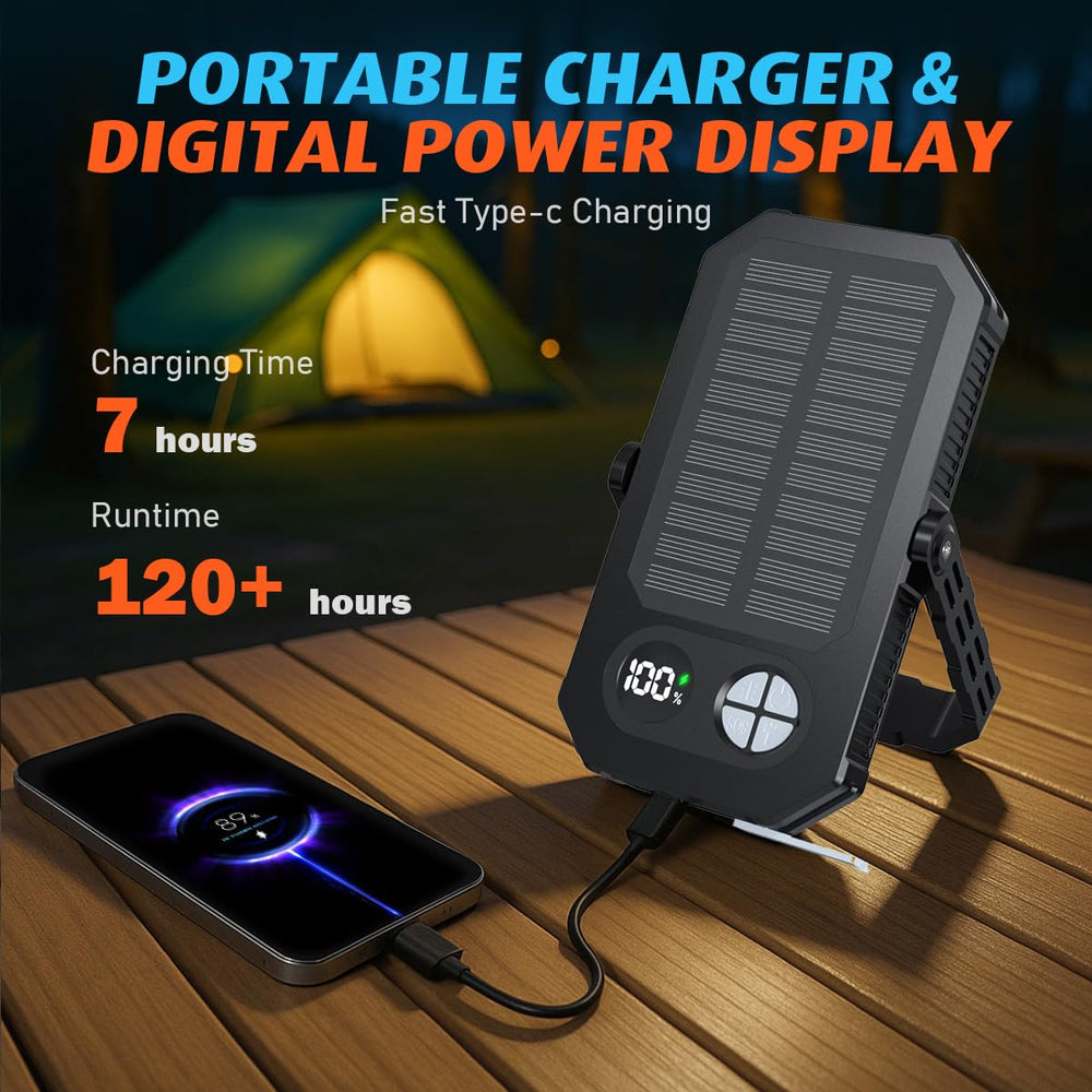 iToncs camping lantern 12 modes for versatile campsite lighting and signaling.