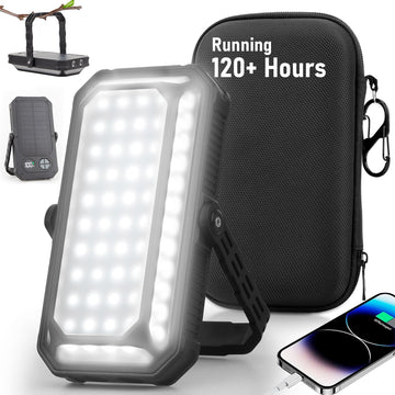 iToncs LED camping lantern front view for clear tent lighting and outdoor visibility.