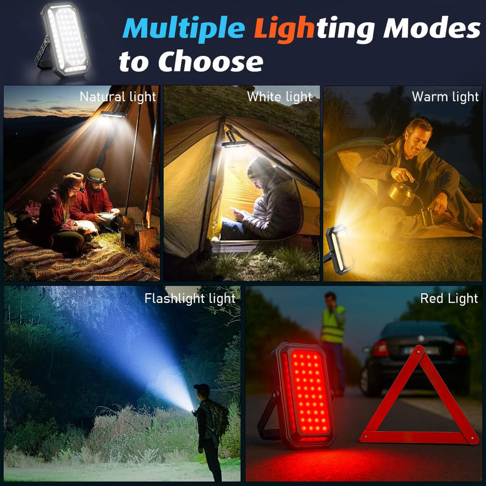 iToncs camping lantern magnetic base for secure attachment to metal surfaces.