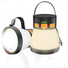iToncs LED camping lantern 1500 lumens provides bright tent lighting for camping.