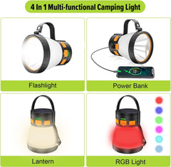 iToncs IPX65 waterproof lantern ready for rain and humidity.