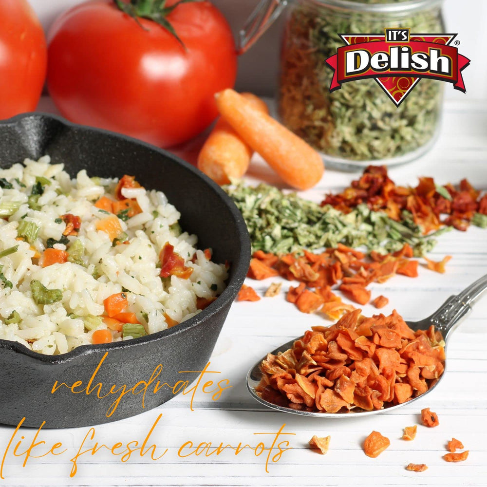 Camping-ready Its Delish carrots keep meals flavorful on the go.