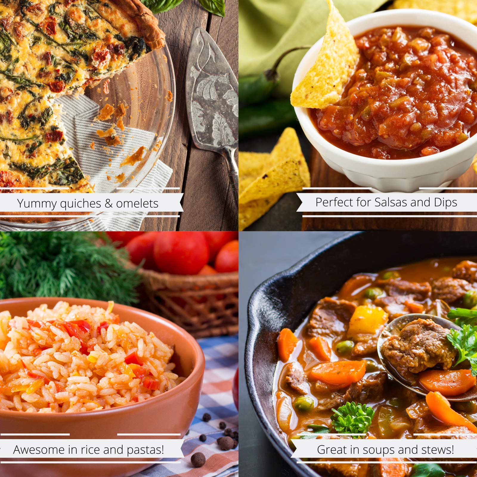 It's Delish dried tomatoes as a long-lasting emergency pantry option