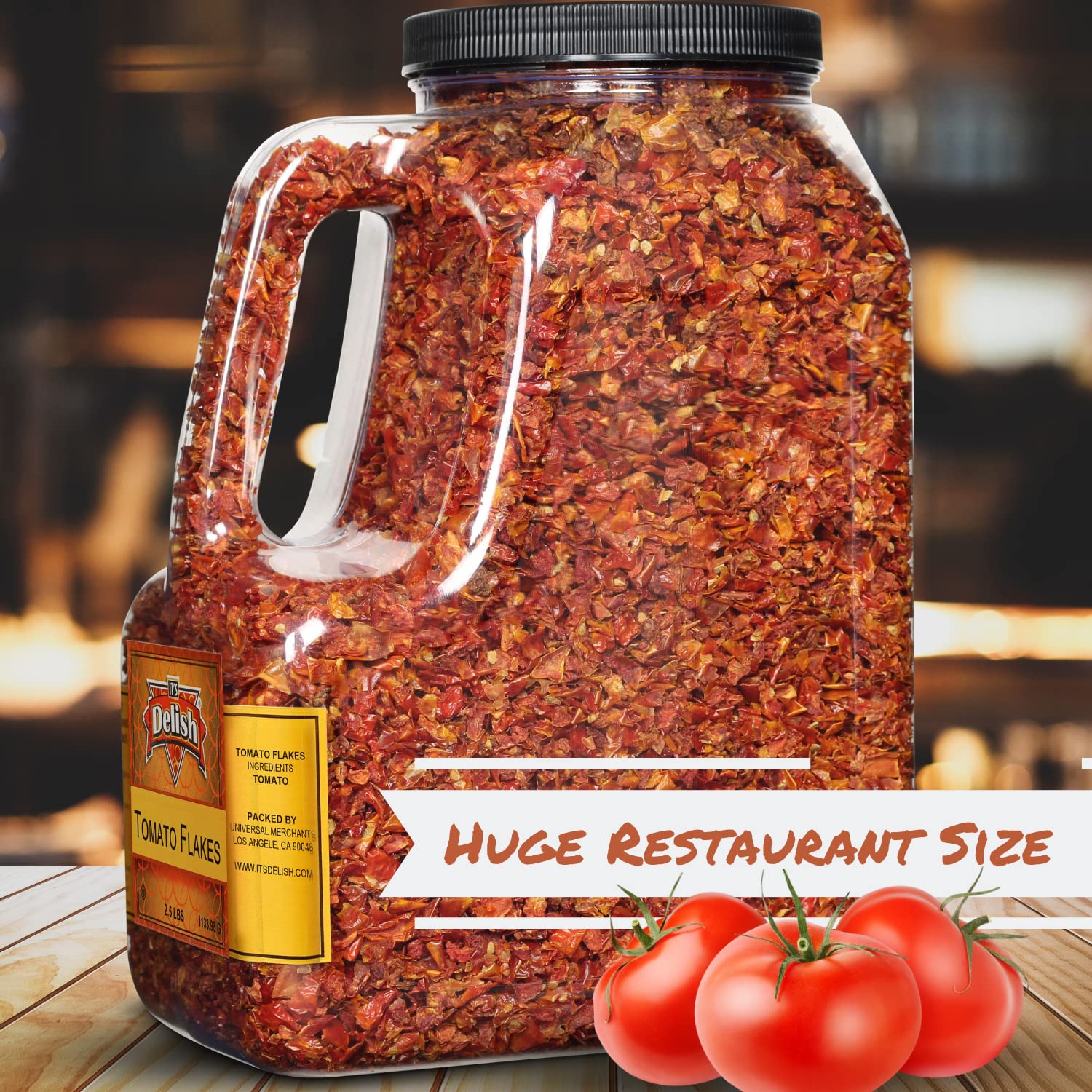 It's Delish tomato flakes on pasta or salads add depth and aroma