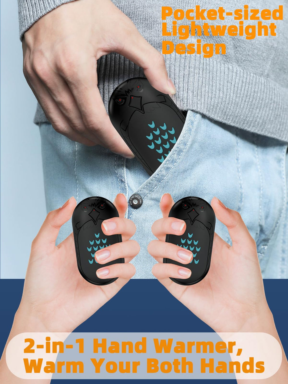 ITSHINY three heat levels offer customizable comfort for snow sports and camping.