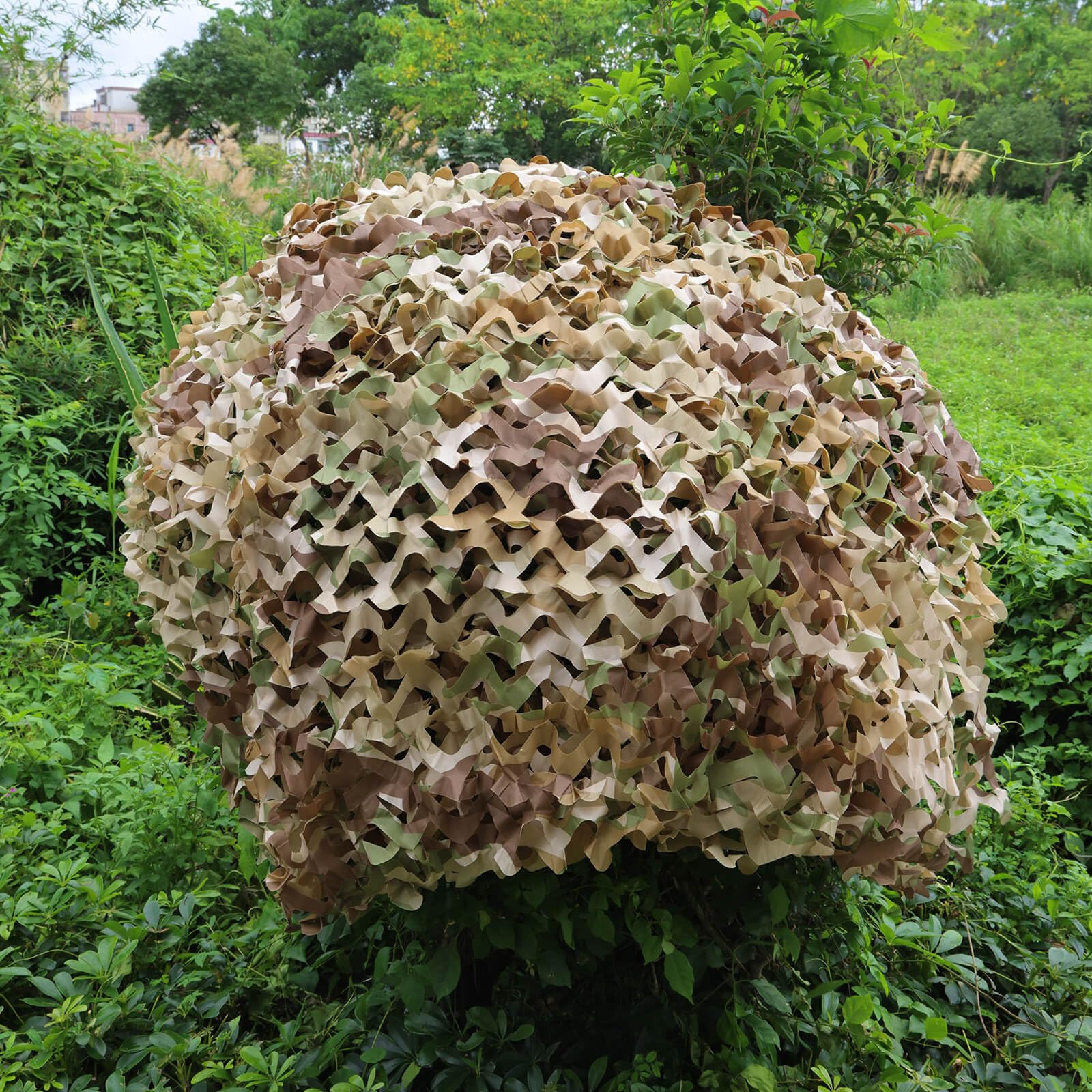 iunio camo netting brown cut-to-fit flexible design fits any space