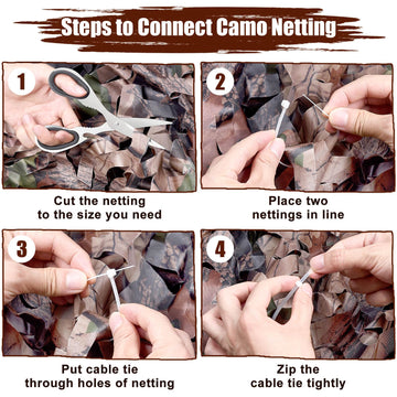 iunio camo netting duck blind grass demonstrates versatile field use