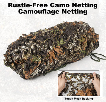 iunio camo netting forest concealment blends with leaves improving natural observation.