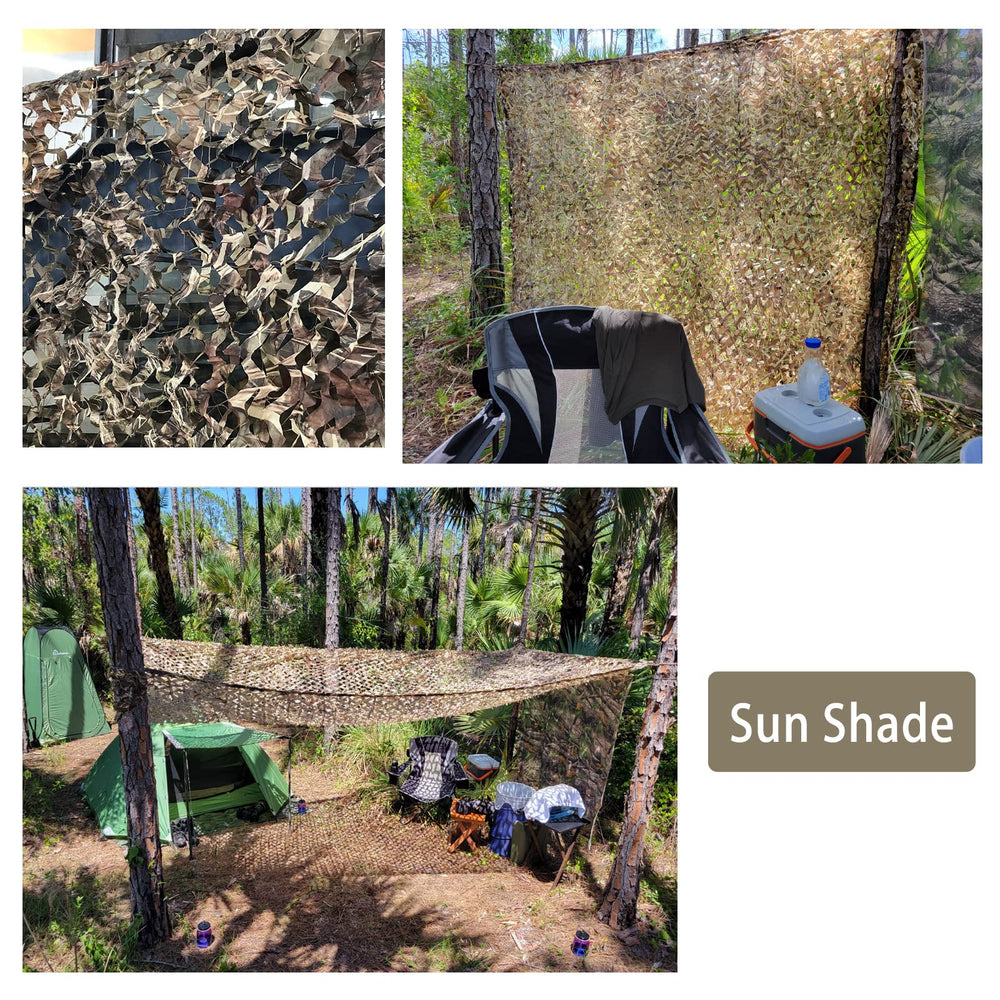iunio camo netting ideal for hunting blinds, photography and outdoor decor
