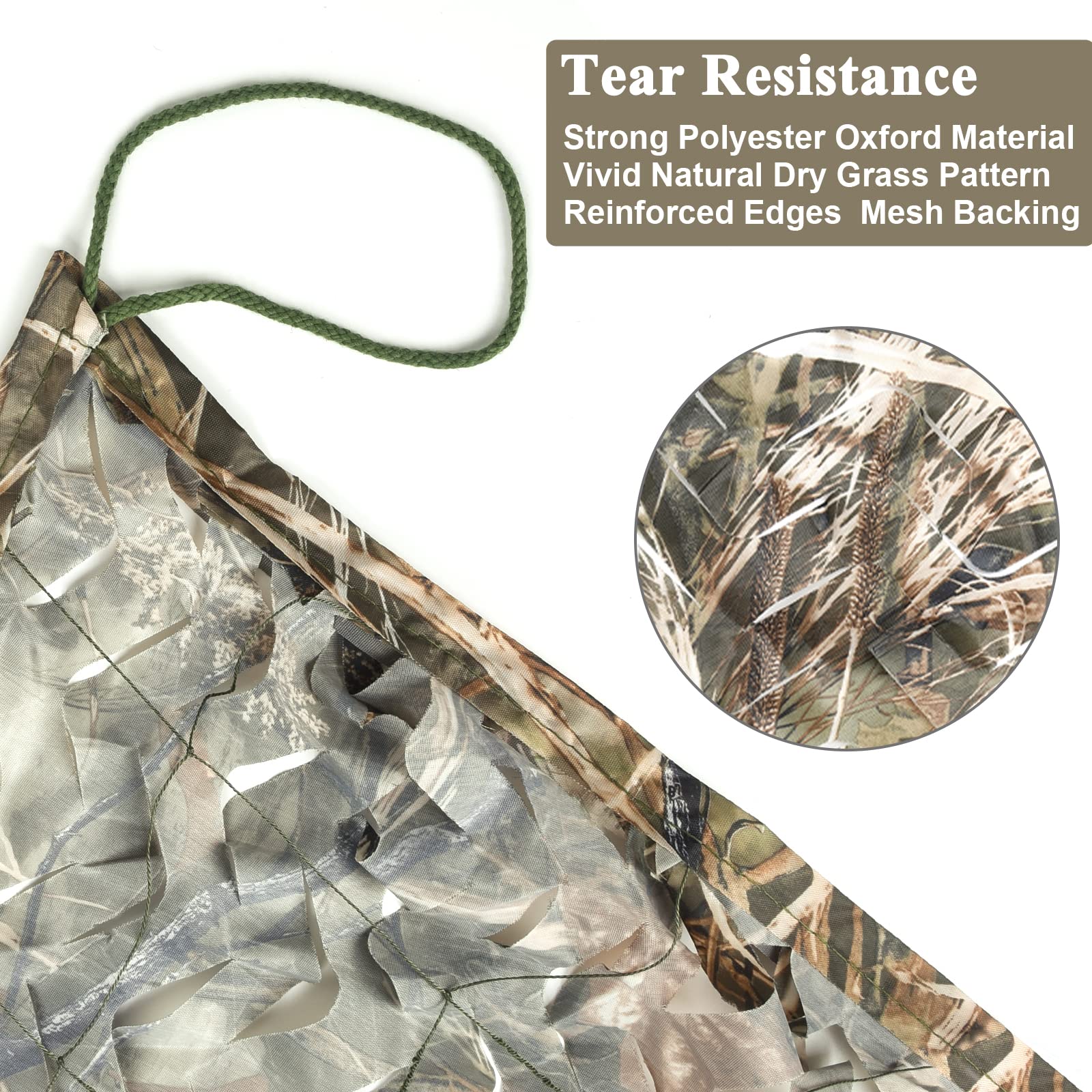 iunio camo netting versatile for hunting blinds, deer stands, and privacy screens