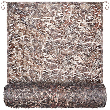 iunio camo netting shows mesh backing for larger item coverage