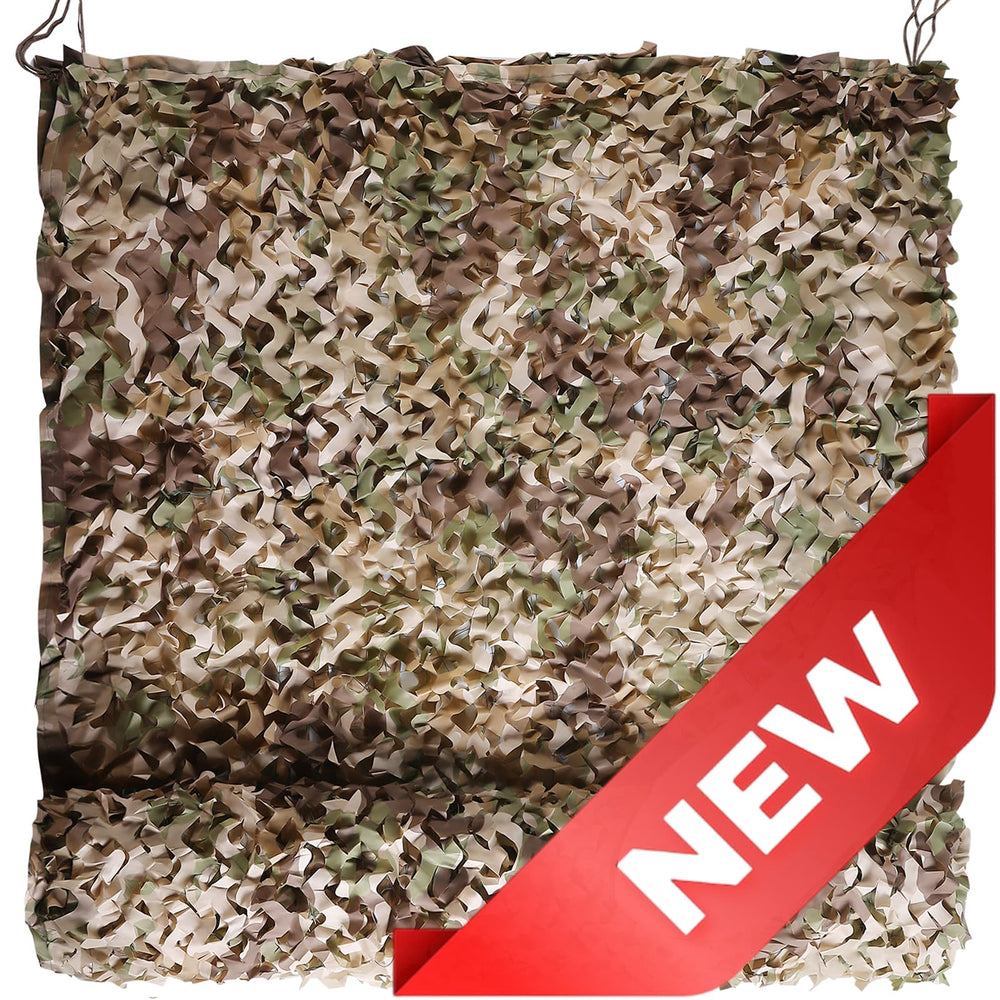 iunio camo netting multi-function design suits blinds, decor, and camping needs.