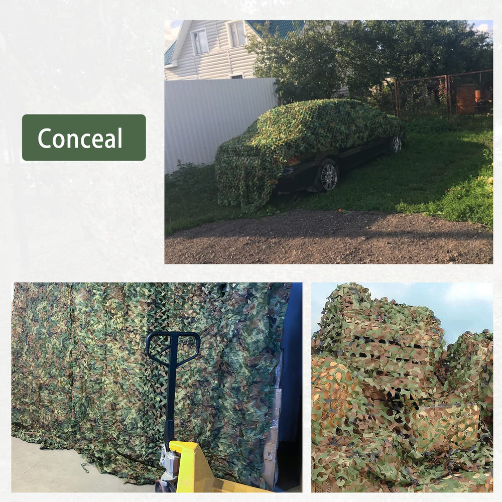 iunio camo netting versatile uses for hunting, decor, and car covers
