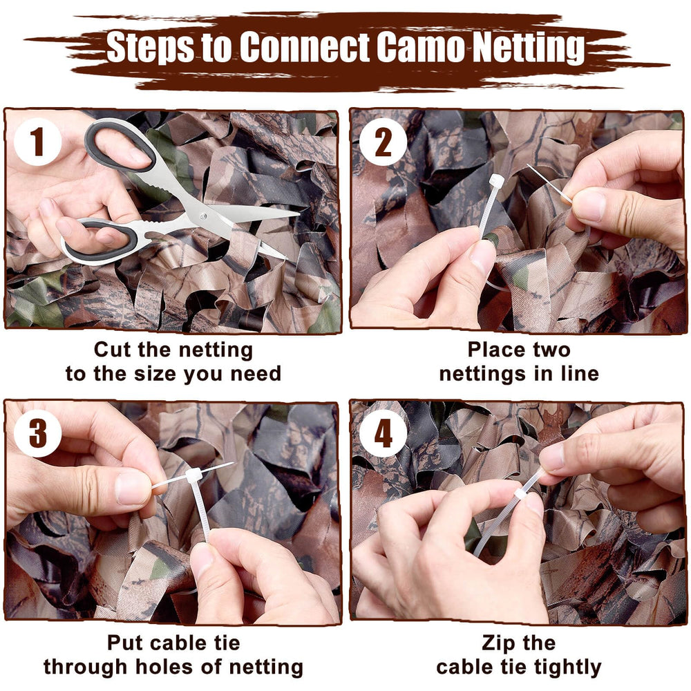 iunio camo netting party decorations adds authentic woodland ambience