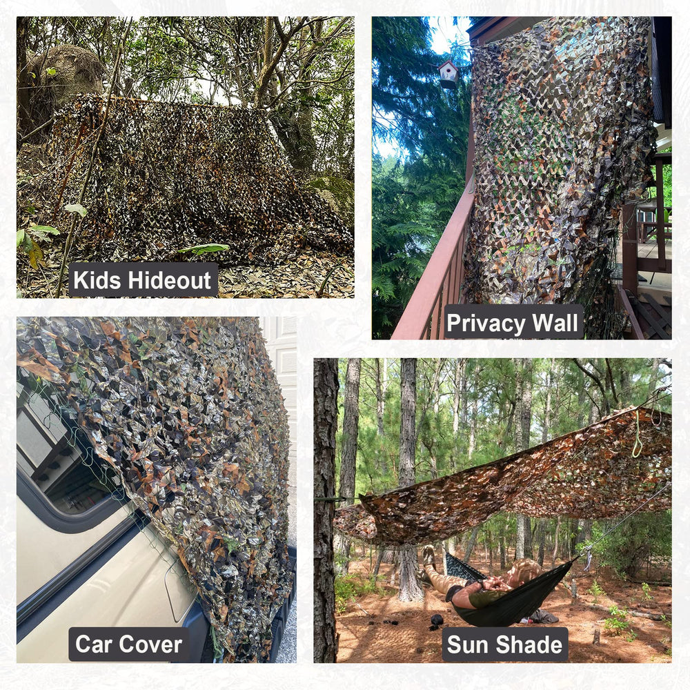 iunio camo netting quick-drying fabric suitable for rugged outdoor days.