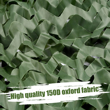 iunio camo netting wrapped around a tree stand for camouflage