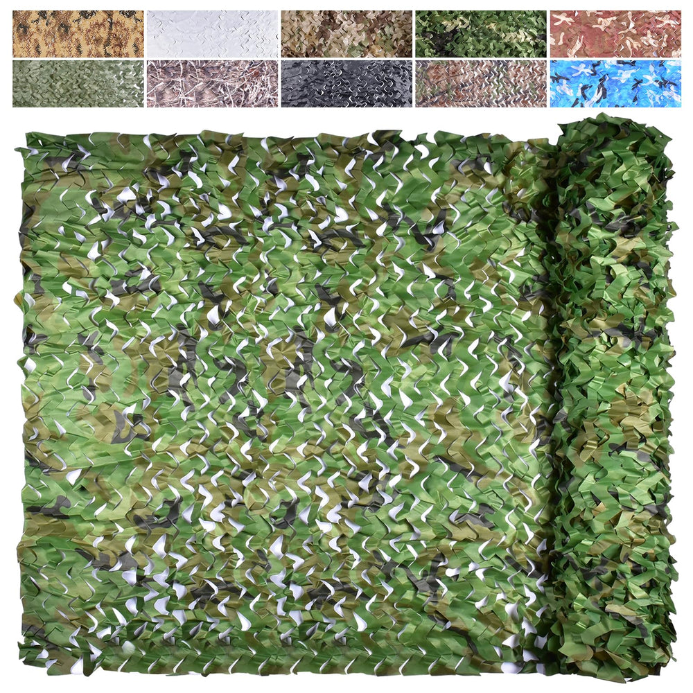 iunio camo netting woodland bulk roll demonstrates durable camouflage for ground blinds