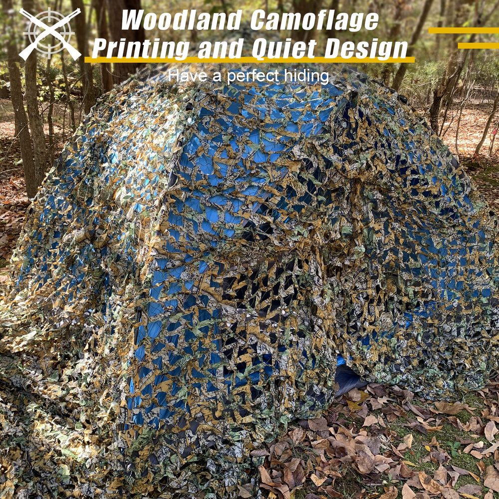 iunio camouflage netting glare elimination treatment reduces shine for natural concealment.
