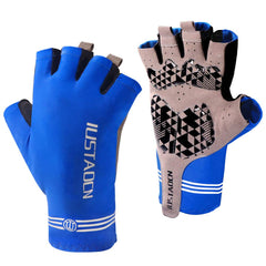 IUSTAOCN fishing gloves with UPF50+ sun protection for outdoor activities.