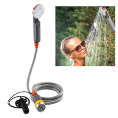 Ivation portable camping shower handheld stream for quick trail baths.
