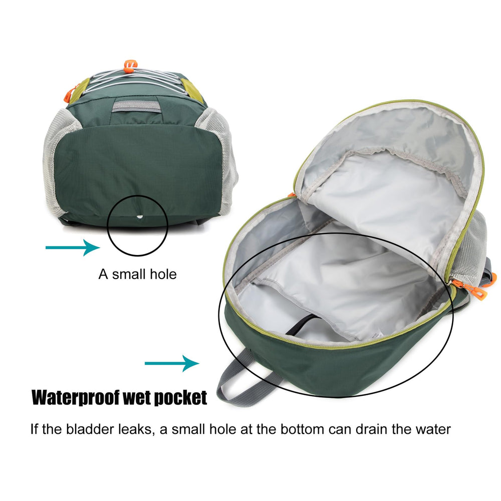 IVYGREEN Little Kids Hiking Backpack reflective strips front view boosts visibility