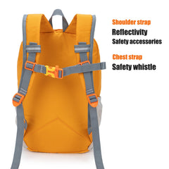 IVYGREEN Little Kids Hiking Backpack orange shoulder straps support comfortable carrying