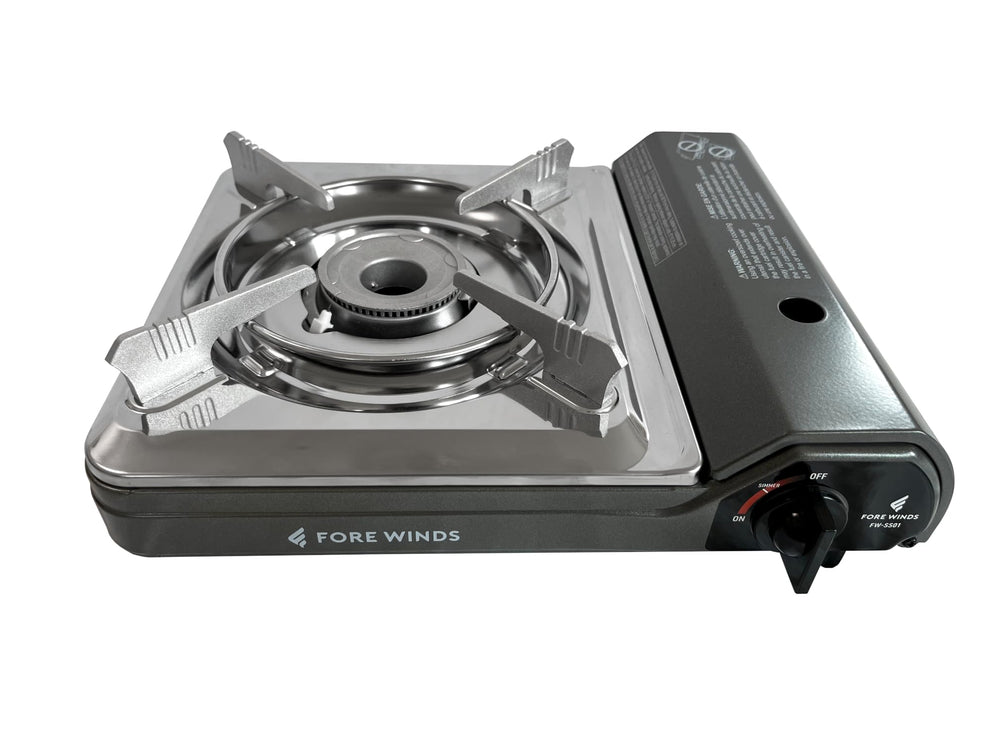 Iwatani Cassette Feu stove windbreaker in action shows wind-resilient cooking outdoors.