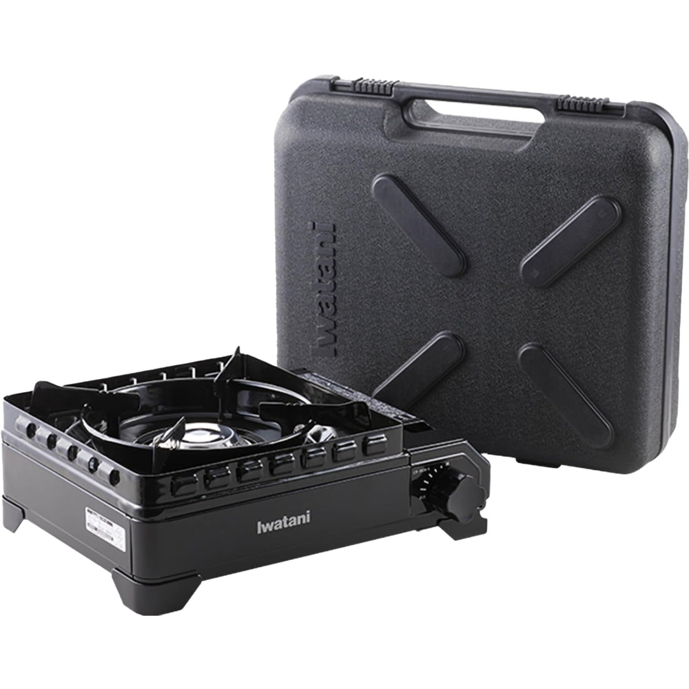 Iwatani CB-ODX-1-BK cassette stove top for easy outdoor meals.