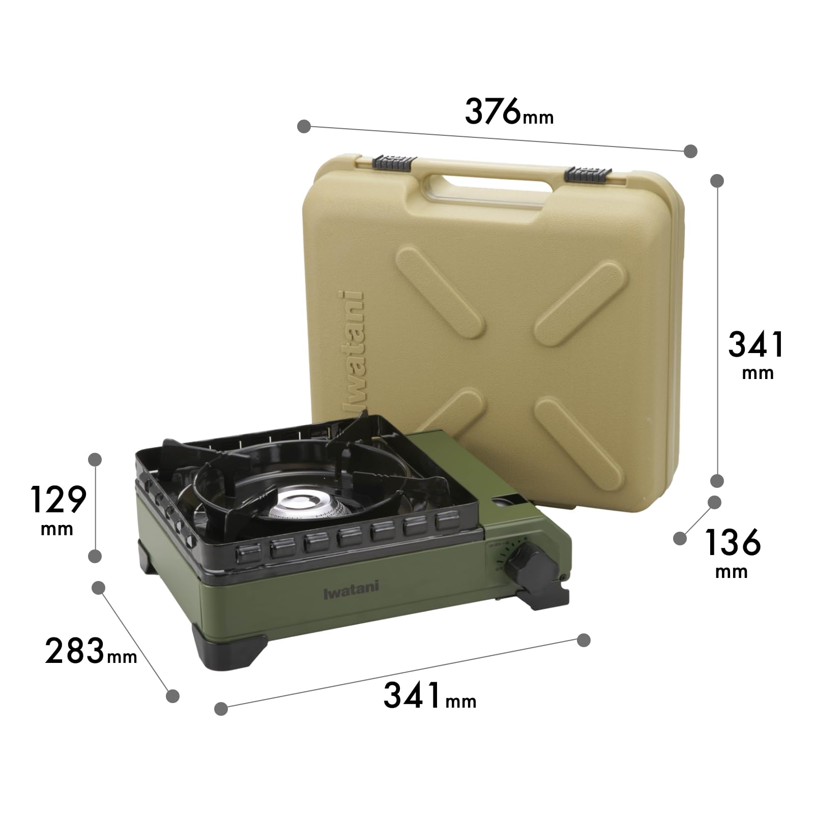 Iwatani CB-ODX-1-OL compatible with cassette gas canisters