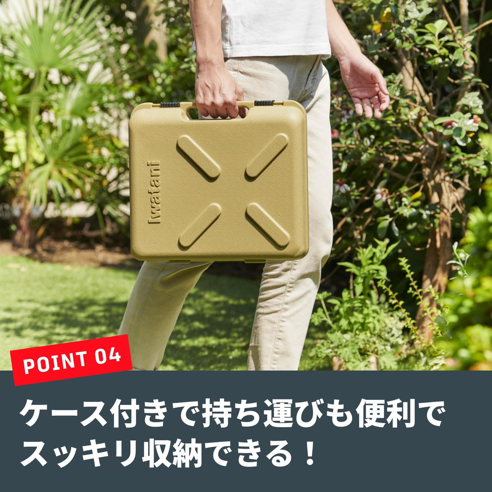 Iwatani CB-ODX-1-OL compact unit with carrying case