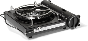Iwatani Fore Winds Luxe Stove 282 flame outlets deliver robust heat for quick boils.