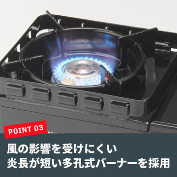 Iwatani Cassette Stove Maru Jr carrying case shows easy transport and protection