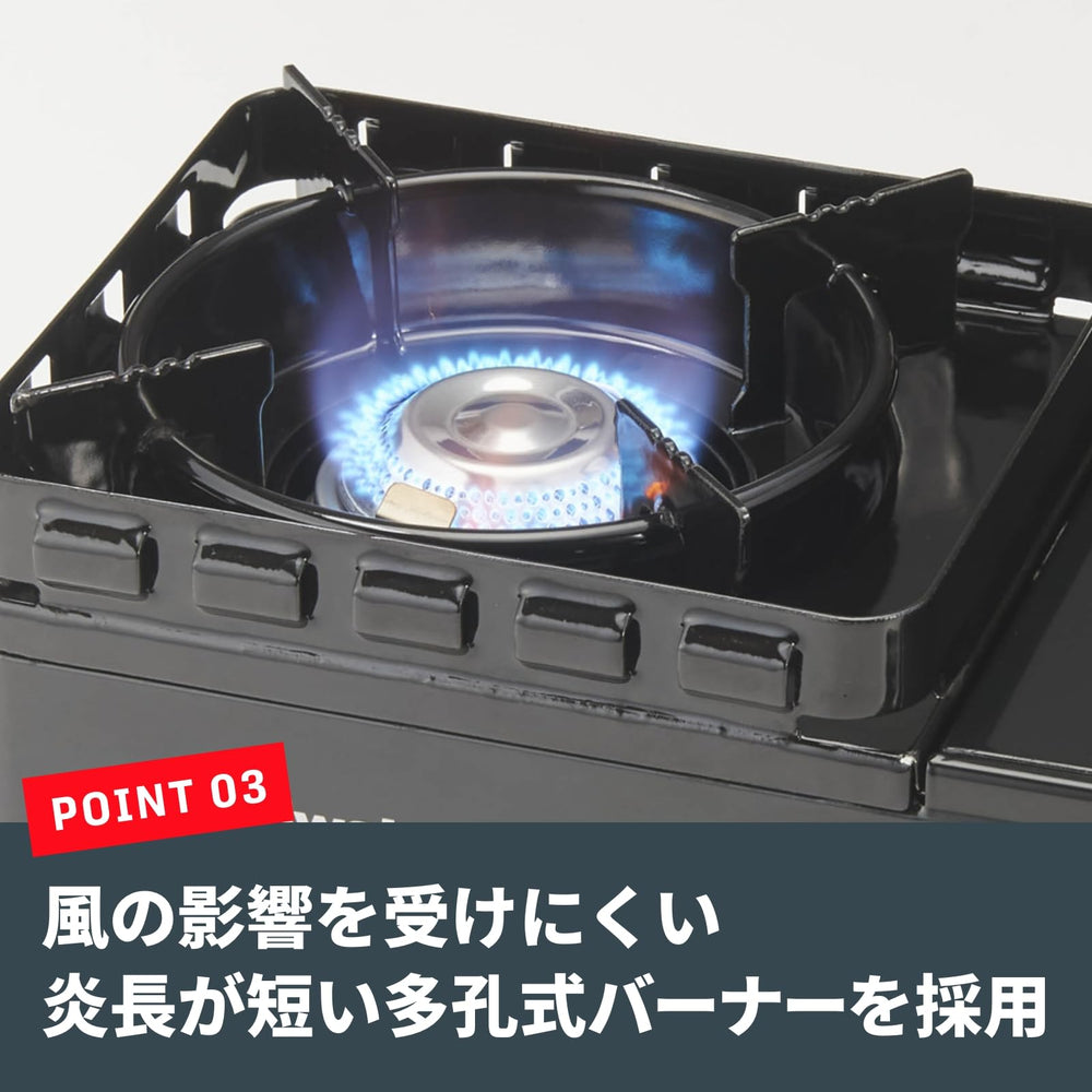 Iwatani Cassette Stove Maru Jr carrying case shows easy transport and protection
