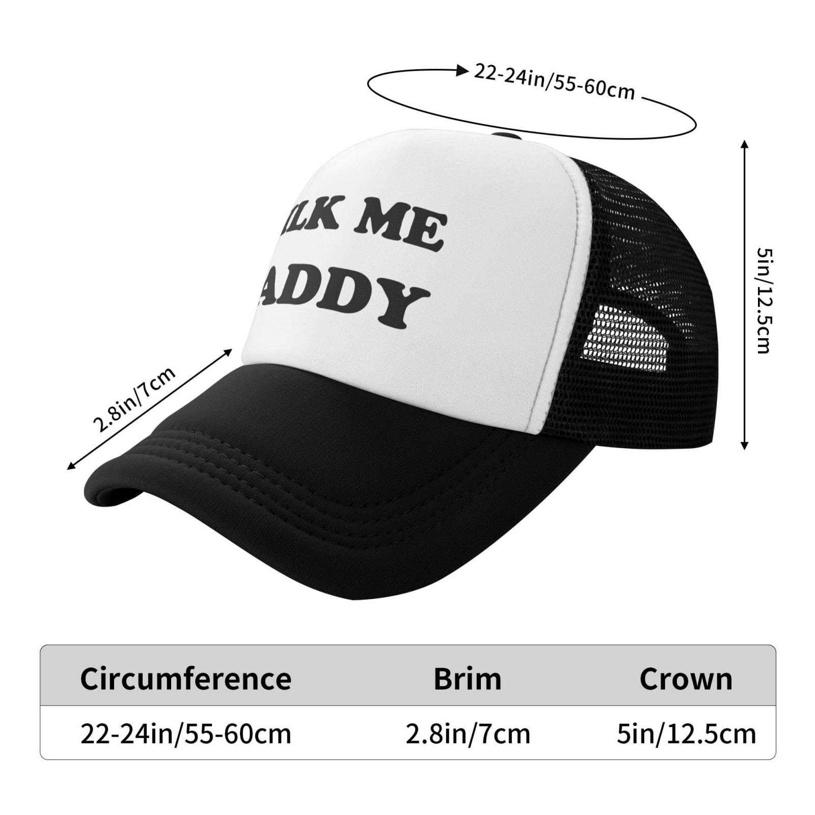 IWDASANSJ Milk Me Daddy Hat adjustable cap for outdoor activities
